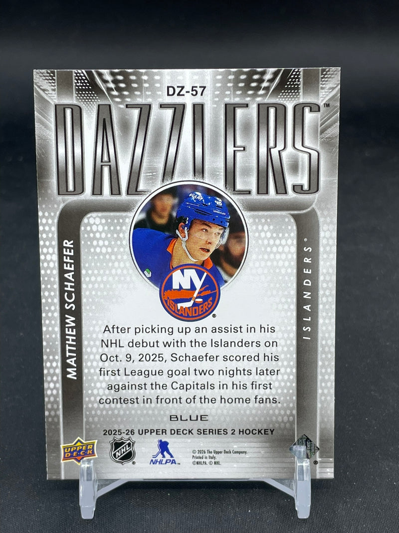 2025 UPPER DECK SERIES TWO - BLUE - DAZZLERS - M. SCHAEFER -