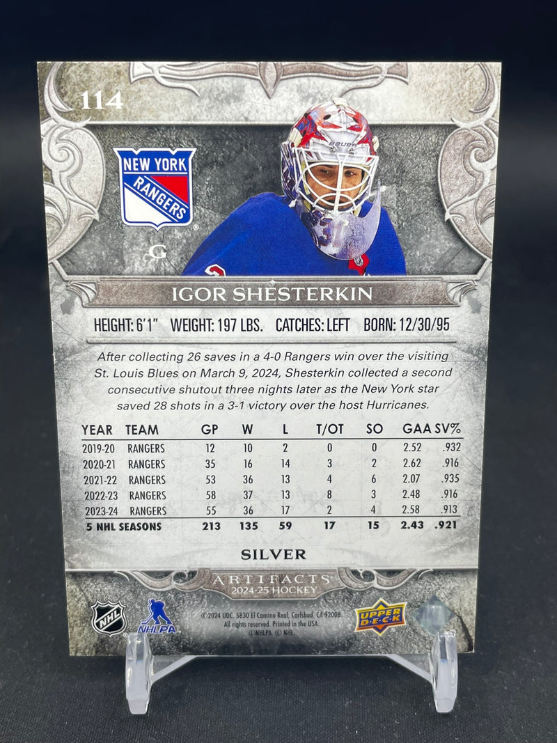 2024 UPPER DECK ARTIFACTS - SILVER - I. SHESTERKIN - #114 - #'D/699 - RC