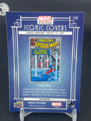 2023 UPPER DECK MARVEL PLATINUM - ICONIC COVERS - RAINBOW - AMAZING SPIDER-MAN -