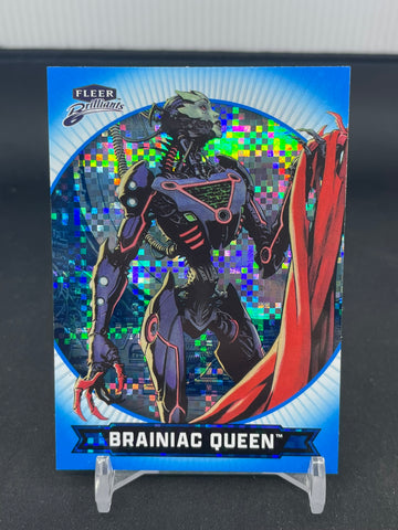 2025 UPPER DECK FLEER BRILLIANTS SUPERMAN - BLUE X-RAY - BRAINIAC QUEEN - #60 - #'D/999