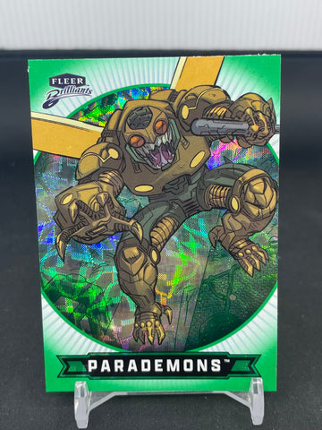 2025 UPPER DECK FLEER BRILLIANTS SUPERMAN - GREEN KRYPTONITE - PARADEMONS - #87 - #'D/499