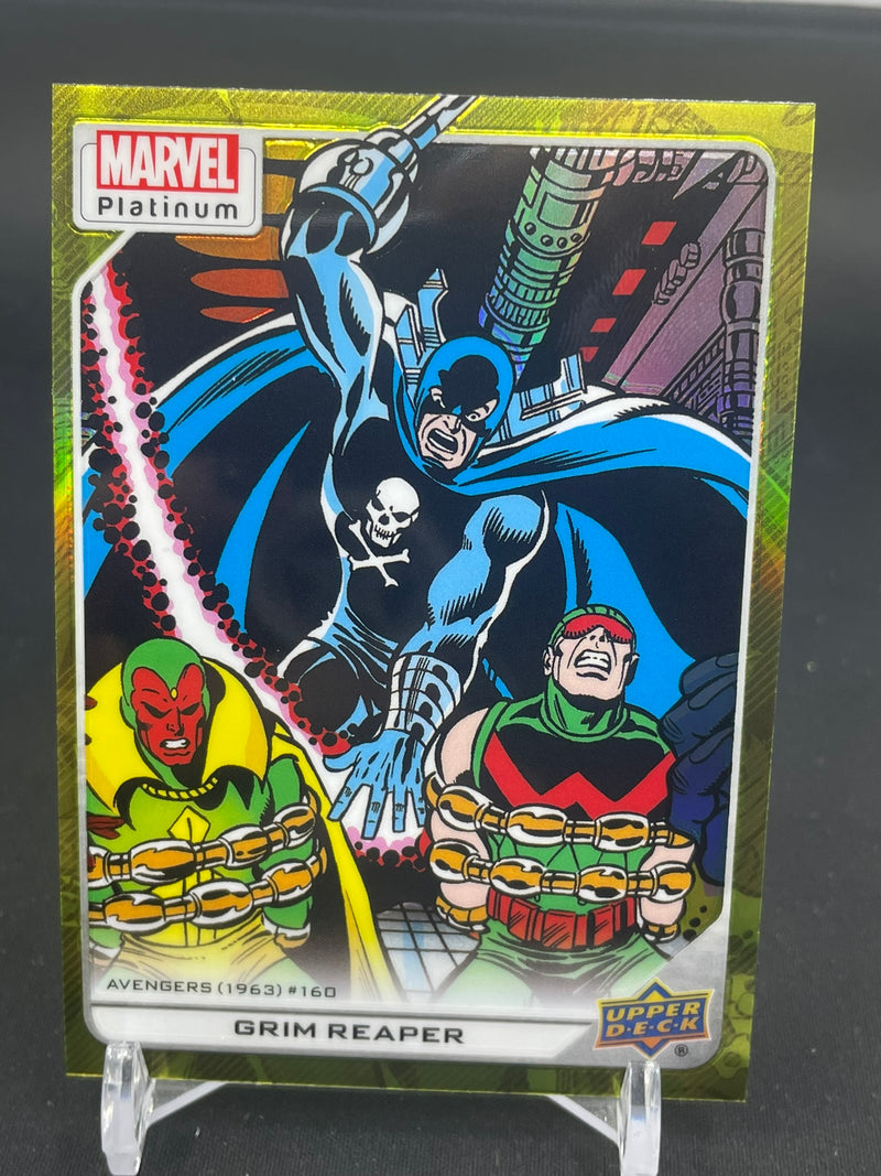 2023 UPPER DECK MARVEL PLATINUM - YELLOW RAINBOW - SINGLES - SELECT YOUR CARD