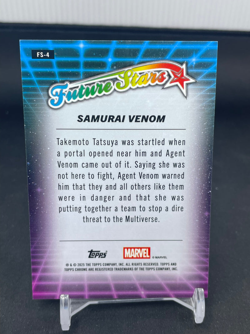 2025 TOPPS CHROME MARVEL - FUTURE STARS - SAMURAI VENOM -