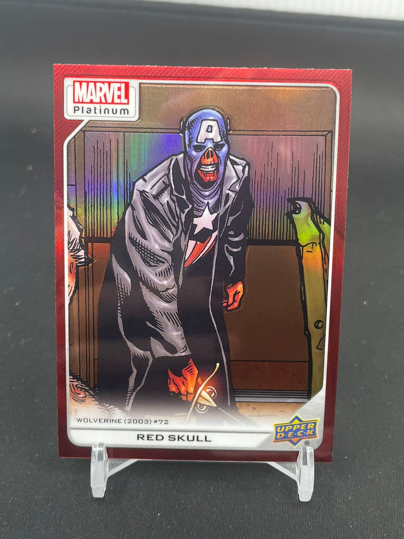2023 UPPER DECK MARVEL PLATINUM - RED RAINBOW - SINGLES - SELECT YOUR CARD