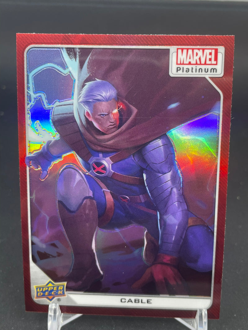 2023 UPPER DECK MARVEL PLATINUM - RED RAINBOW - SINGLES - SELECT YOUR CARD