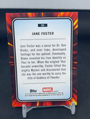 2025 TOPPS CHROME MARVEL - SPIDERWEB REFRACTOR - JANE FOSTER - #90 - #'D/399