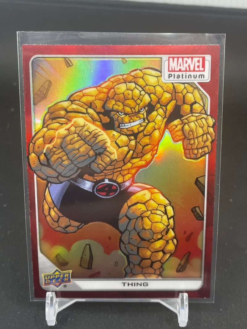 2023 UPPER DECK MARVEL PLATINUM - RED RAINBOW - SINGLES - SELECT YOUR CARD