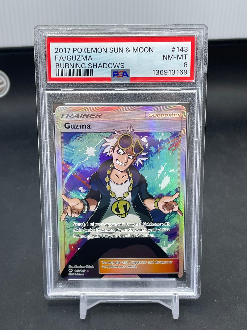 POKEMON - BURNING SHADOWS - GUZMA - FULL ART -