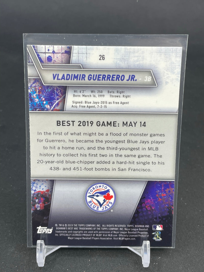 2019 TOPPS BOWMAN'S BEST - V. GUERRERO JR. -