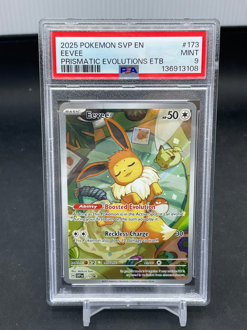 POKEMON - PRISMATIC EVOLUTIONS ETB - EEVEE - FULL ART -