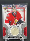 2017 UPPER DECK SERIES ONE - UD GAME JERSEY - SINGLES - RELIC CARD - SELECT YOUR PLAYER