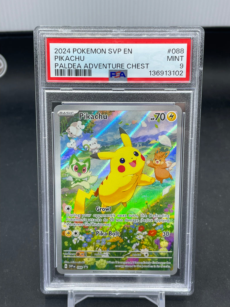 POKEMON - PALDEA ADVENTURE CHEST PROMO - PIKACHU - FULL ART -