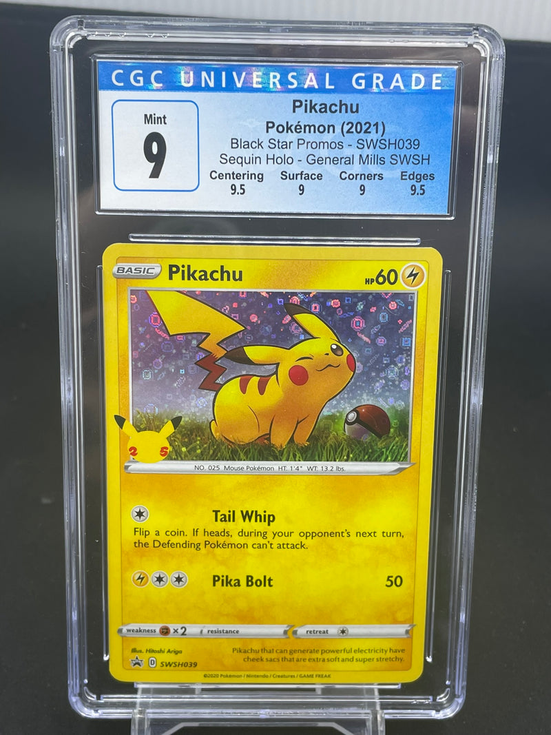 POKEMON - GENERAL MILLS PROMO - PIKACHU - HOLO -