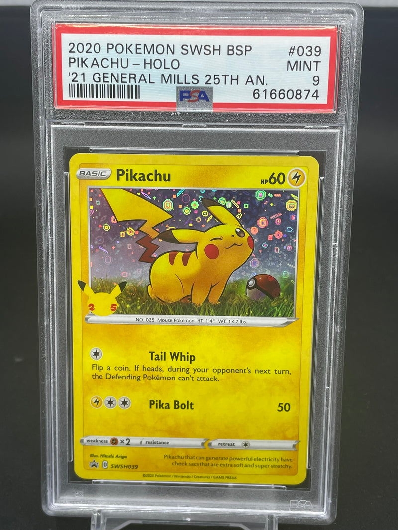 POKEMON - GENERAL MILLS PROMO - PIKACHU - HOLO -