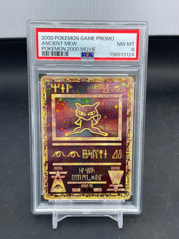 POKEMON - 2000 MOVIE PROMO - ANCIENT MEW - HOLO - PSA 8