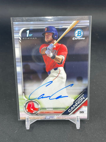 2019 TOPPS BOWMAN CHROME - 1ST BOWMAN - C. CANNON - #CDA-CCA - AUTOGRAPH
