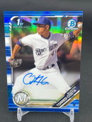 2018 TOPPS BOWMAN CHROME - 1ST BOWMAN - BLUE REFRACTOR - Q. TORRES-COSTA - #CPA-QTC - #'D/150 - AUTOGRAPH