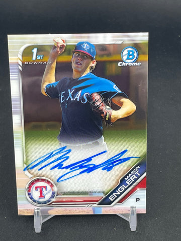 2019 TOPPS BOWMAN CHROME - 1ST BOWMAN - M. ENGLERT - #CPA-ME - AUTOGRAPH