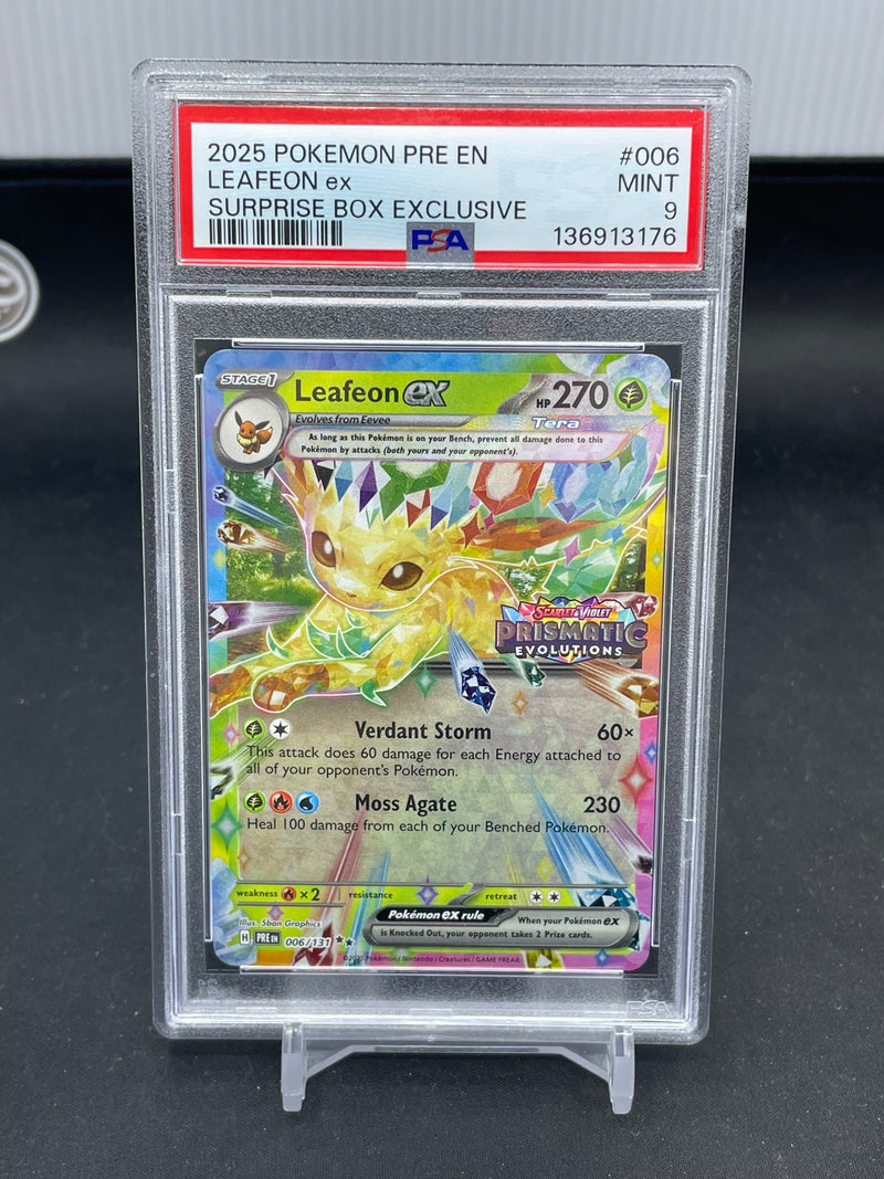 POKEMON - SURPRISE BOX EXCLUSIVE - LEAFEON EX -