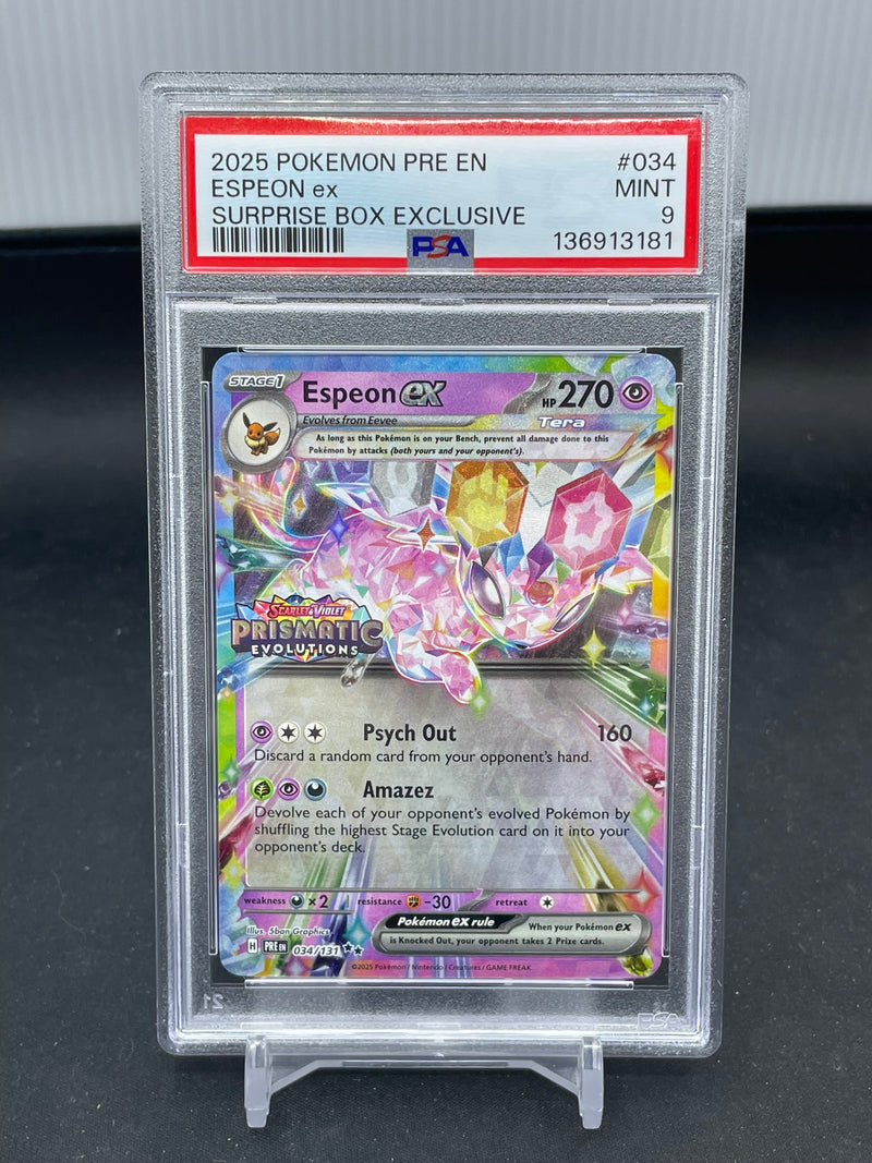 POKEMON - SURPRISE BOX EXCLUSIVE - ESPEON EX -