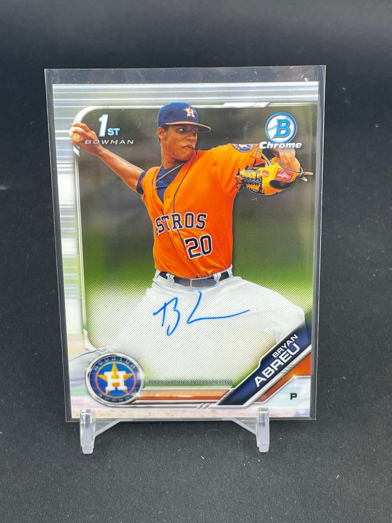 2019 TOPPS BOWMAN CHROME - 1ST BOWMAN - B. ABREU -