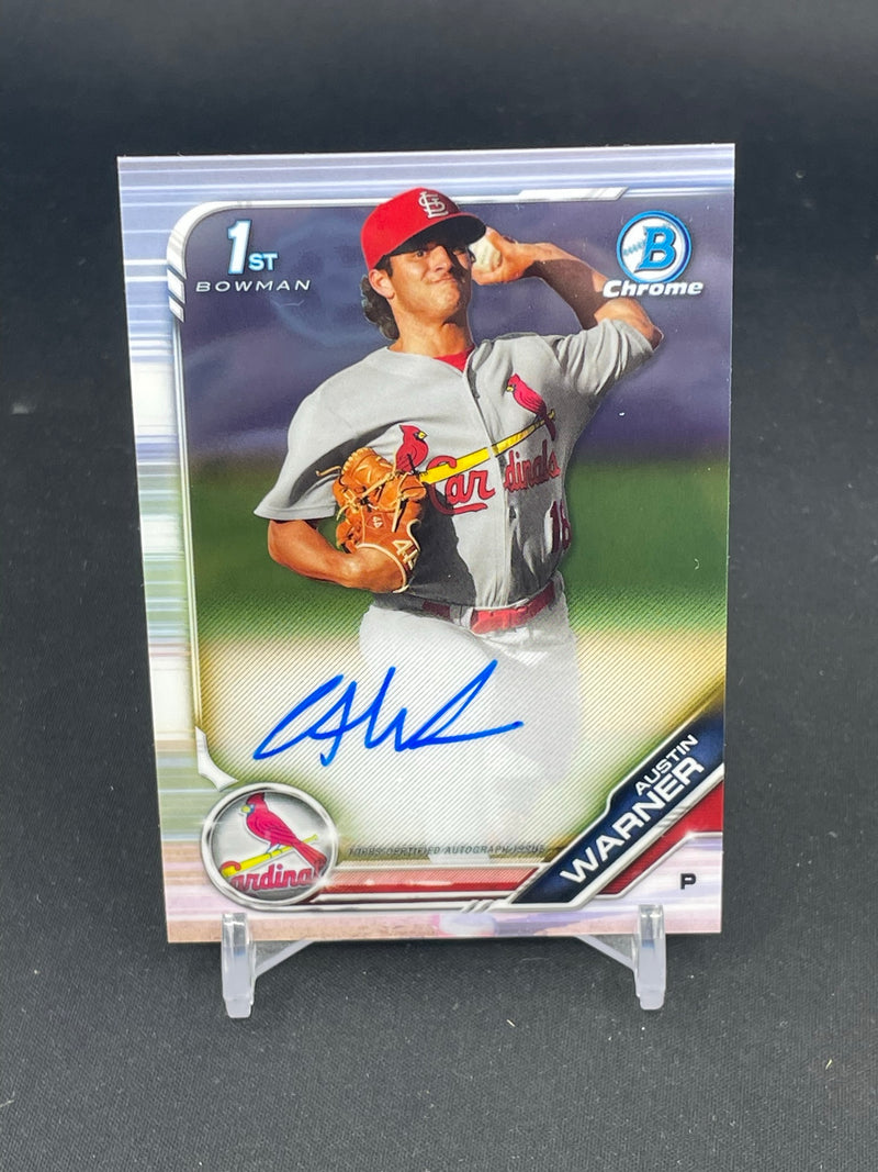 2019 TOPPS BOWMAN CHROME - 1ST BOWMAN - A. WARNER -