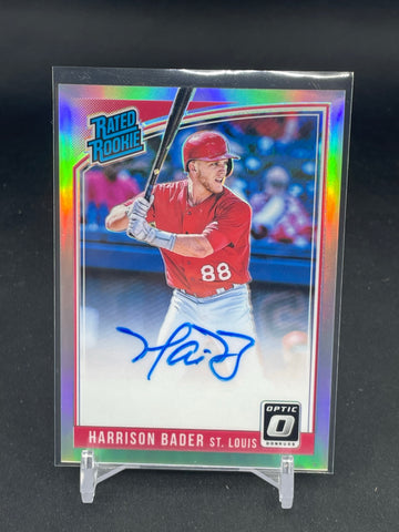 2018 PANINI DONRUSS OPTIC - RATED ROOKIE - PRIZM - H. BADER - #RRS-HB - AUTOGRAPH - RC
