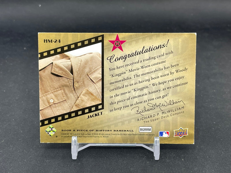 2008 UPPER DECK A PIECE OF HISTORY - HOLLYWOOD - 1996 JACKET FROM KINGPIN -