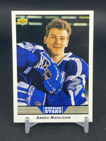 1992 UPPER DECK - RUSSIAN STAR - A. NIKOLISHIN - #340 - RC