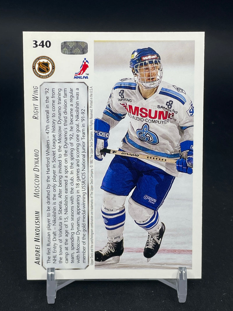 1992 UPPER DECK - RUSSIAN STAR - A. NIKOLISHIN -