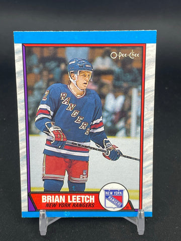 1989 O-PEE-CHEE - B. LEETCH - #136 - RC
