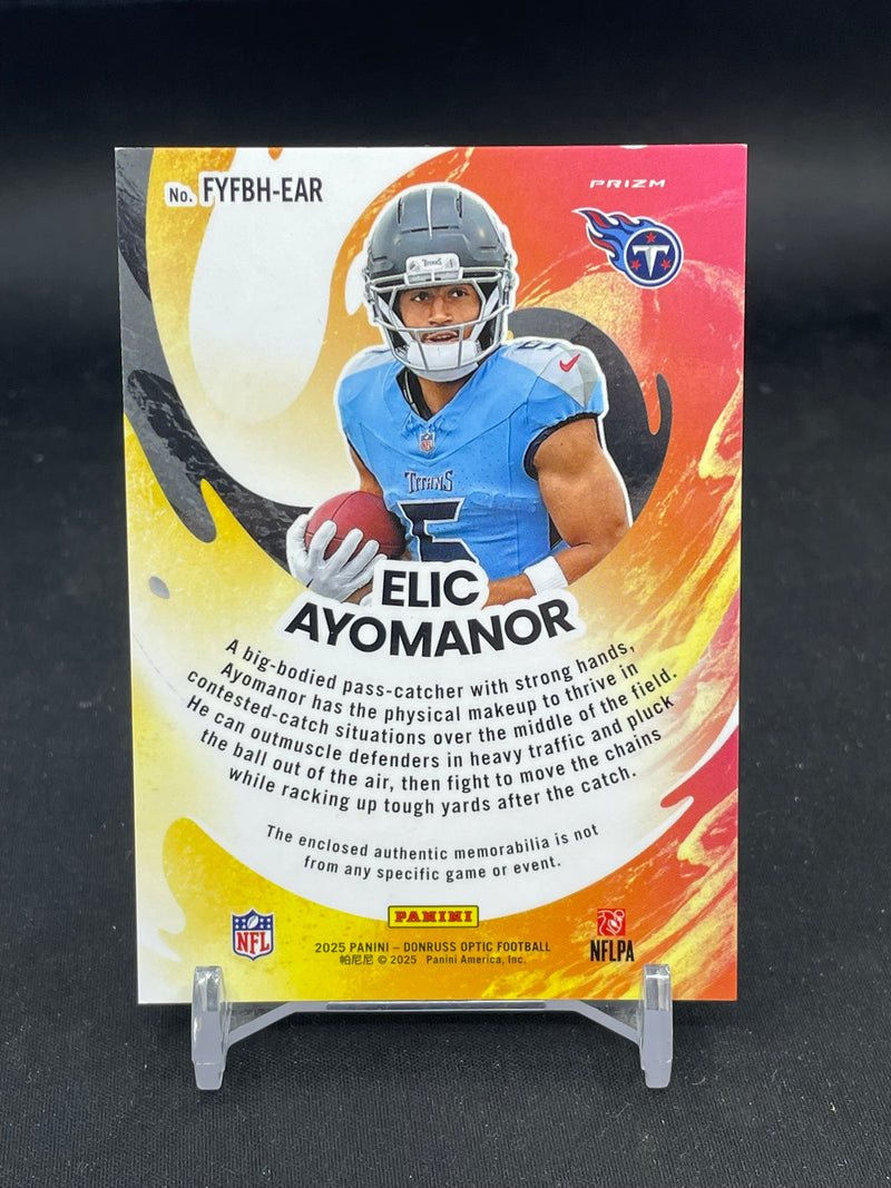 2025 PANINI DONRUSS OPTIC - BLUE HYPER - FIRST YEAR FRESH - E. AYOMANOR -