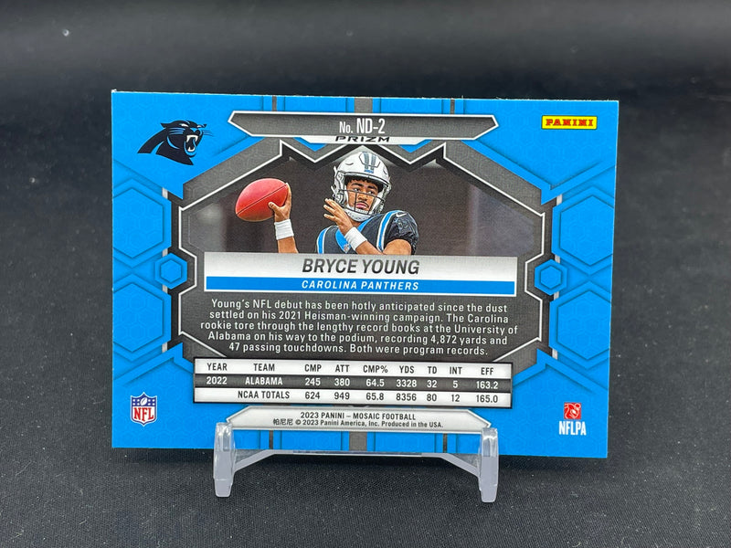 2023 PANINI MOSAIC - SILVER MOSAIC - NFL DEBUT - B. YOUNG -