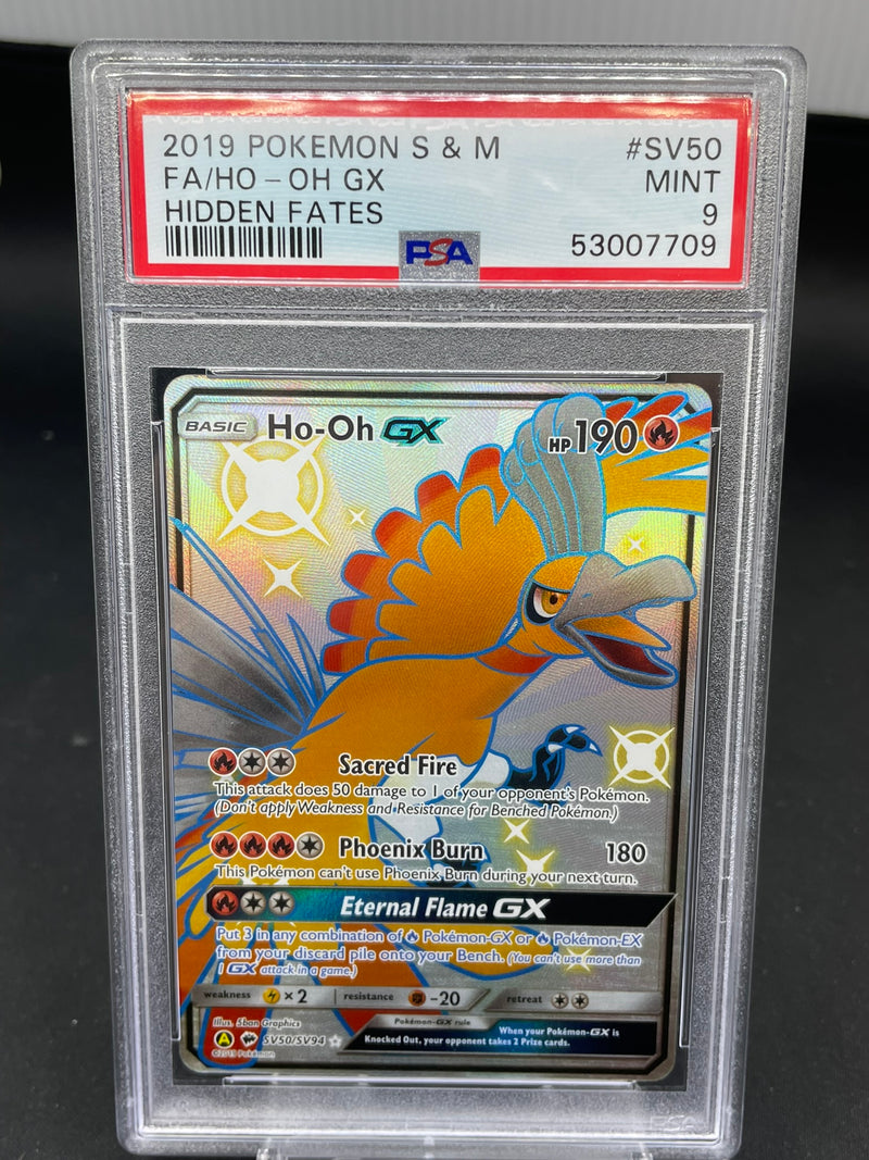 POKEMON - HIDDEN FATES - HO-OH GX - SHINY VAULT -