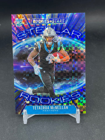 2025 PANINI ROOKIES & STARS - BLUE PLAID PRIZM - T. MCMILLAN - #3 - RC