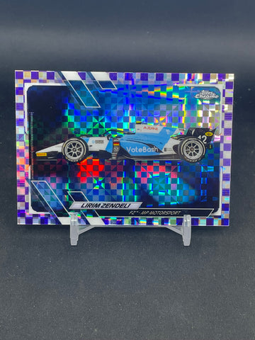 2021 TOPPS CHROME F1 - PURPLE CHECKER - L. ZENDELI - #120 - #'D/199