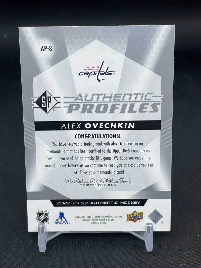 2022 UPPER DECK SP AUTHENTIC - AUTHENTIC PROFILES - A. OVECHKIN -