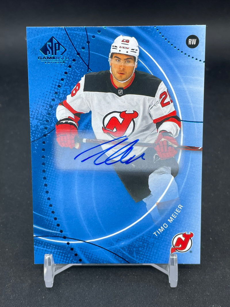 2025 UPPER DECK SP GAME USED - BLUE AUTOGRAPH - T. MEIER -