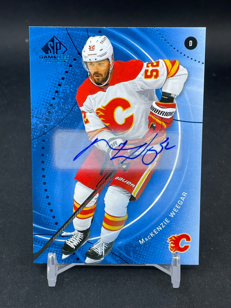 2025 UPPER DECK SP GAME USED - BLUE AUTOGRAPH - M. WEEGAR -