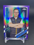 2021 TOPPS CHROME F1 - PURPLE REFRACTOR - A. SEIDL - #86 - #'D/399