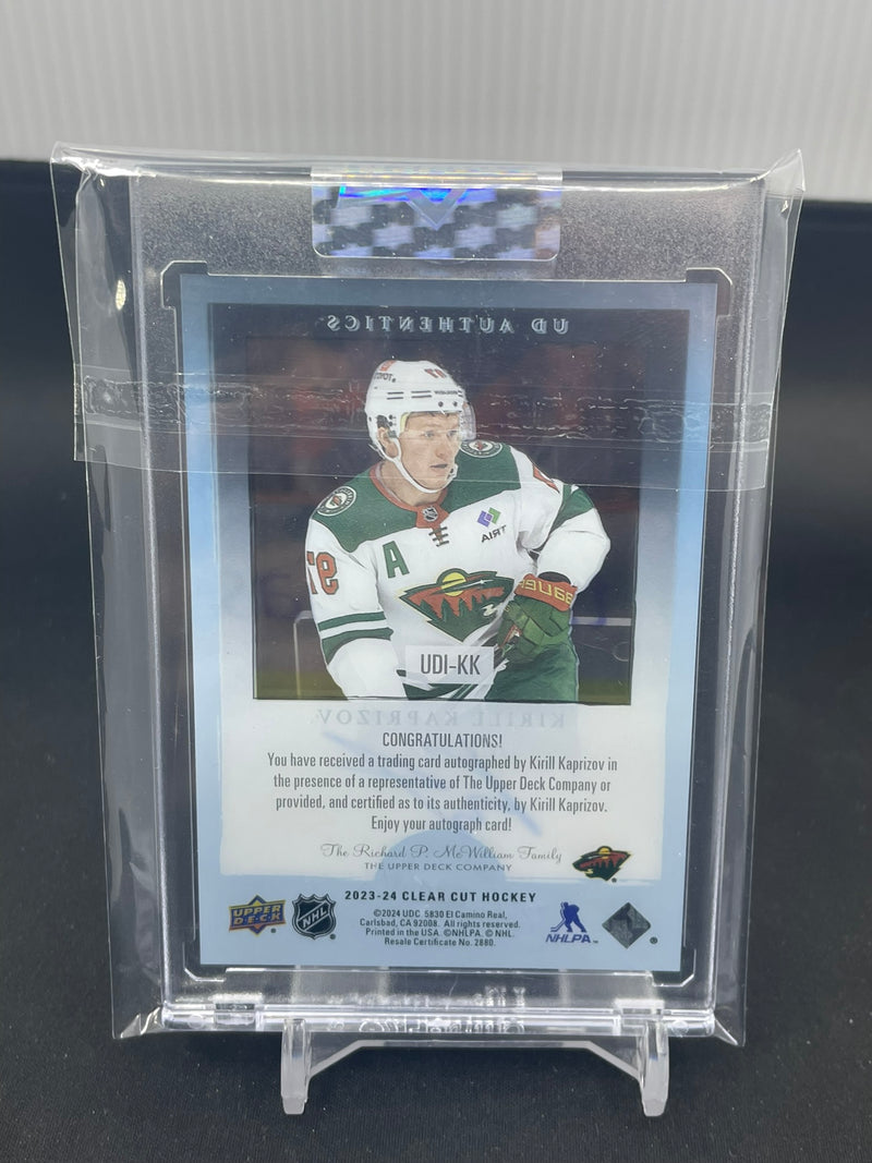 2023 UPPER DECK CLEAR CUT - UD AUTHENTICS - K. KAPRIZOV - #UDI-KK - #'D/25 - AUTOGRAPH