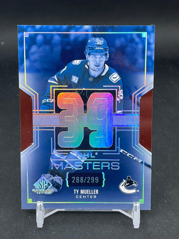 2025 UPPER DECK SP GAME USED - NHL MASTERS - T. MUELLER - #NM-63 - #'D/299