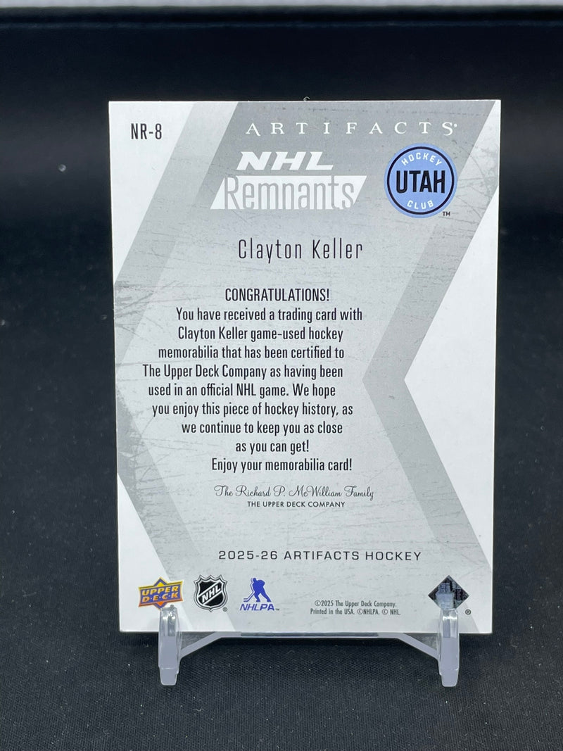 2025 UPPER DECK ARTIFACTS - NHL REMNANTS - C. KELLER -