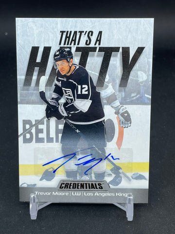 2024 UPPER DECK CREDENTIALS - THAT'S A HATTY - T. MOORE - #TH-TM - AUTOGRAPH