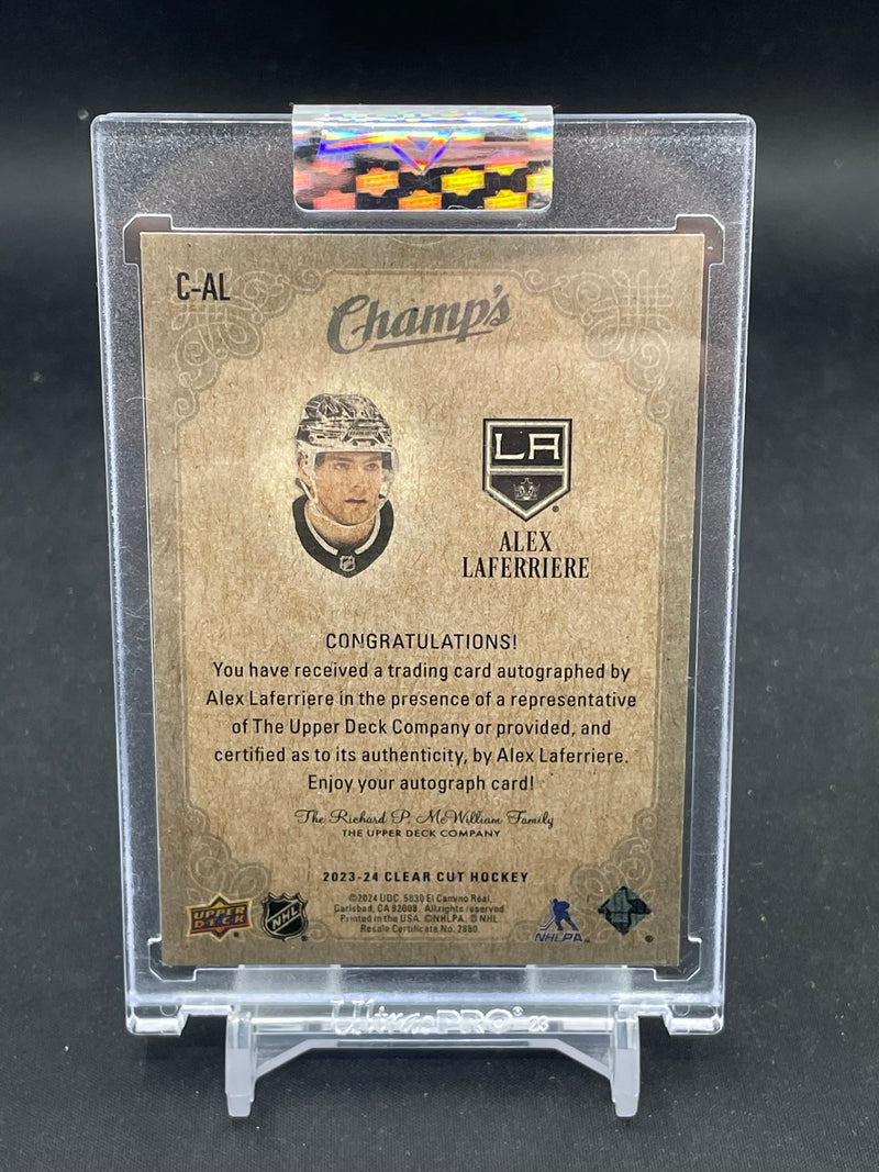 2023 UPPER DECK CLEAR CUT - CHAMP'S - A. LAFERRIERE -