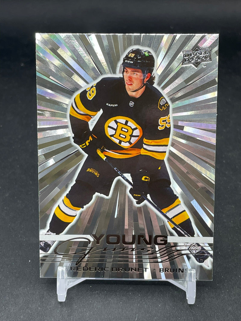 2025 UPPER DECK SERIES TWO - OUTBURST - YOUNG GUNS - F. BRUNET -