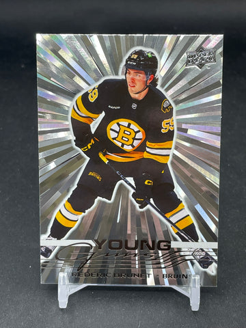 2025 UPPER DECK SERIES TWO - OUTBURST - YOUNG GUNS - F. BRUNET - #489 - RC