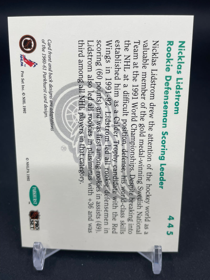 1992 PRO SET - N. LIDSTROM -