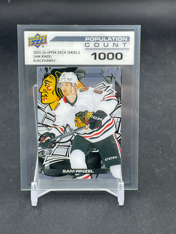 2025 UPPER DECK SERIES TWO - POPULATION COUNT 1000 - S. RINZEL - #PC-35 - #'D/1000
