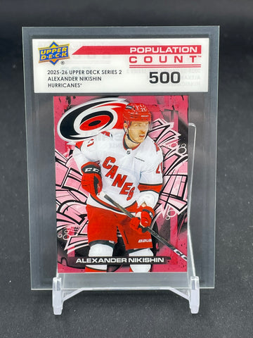 2025 UPPER DECK SERIES TWO - POPULATION COUNT 500 - A. NIKISHIN - #PC-32 - #'D/500